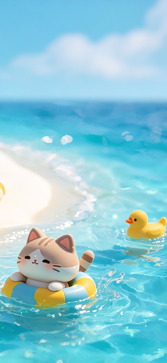 小猫度假中