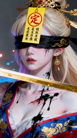 天使符箓传承者被封印的金色少女