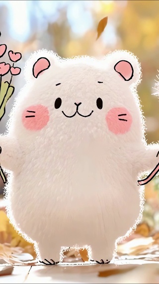 可爱森林小熊