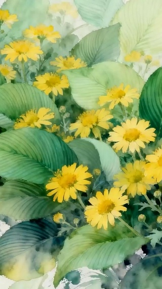 护眼花草树木