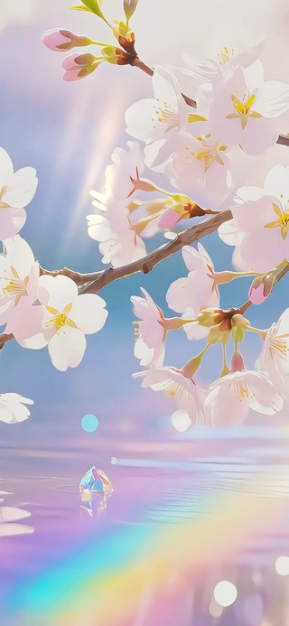 清新梦幻水上花
