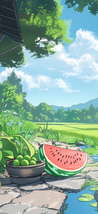 夏日瓜田
