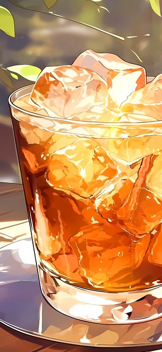 冰爽红茶果饮
