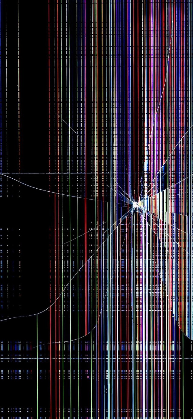 模拟手机碎屏（液晶管闪烁效果）