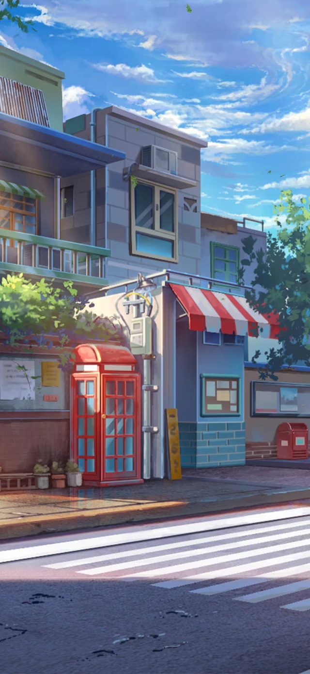 唯美治愈动漫街道（真实时间）