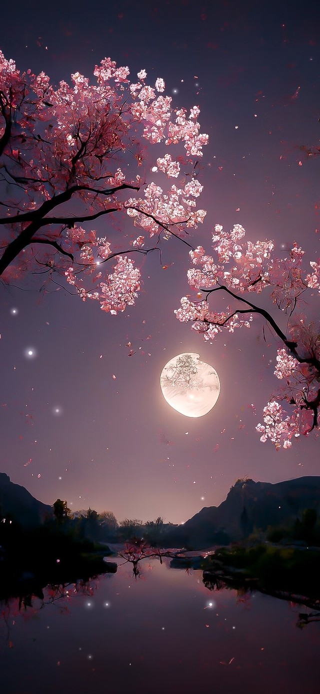 樱花月夜