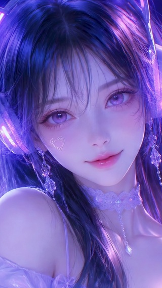 霓虹猫耳少女