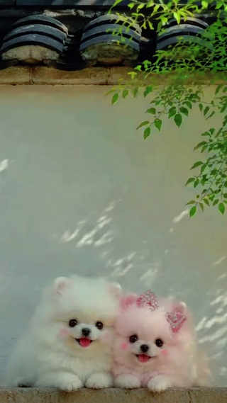 宁静治愈可爱狗狗