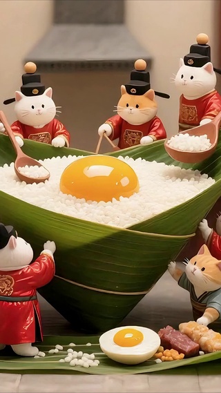 猫官包粽工程