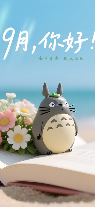 治愈海边龙猫——9月你好