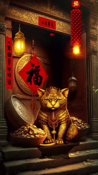 招财守财猫