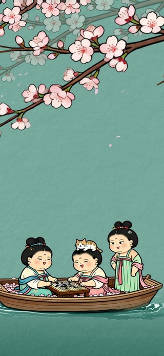 春日落樱舟弈