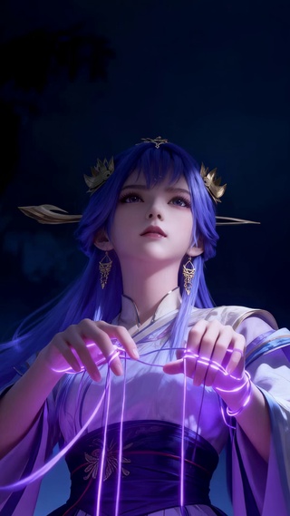 御线缚灵·紫发魔女