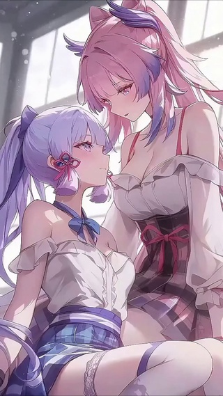 神里绫华心海丨佳人相伴丨