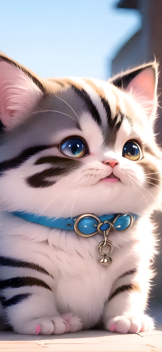 伸懒腰的猫咪