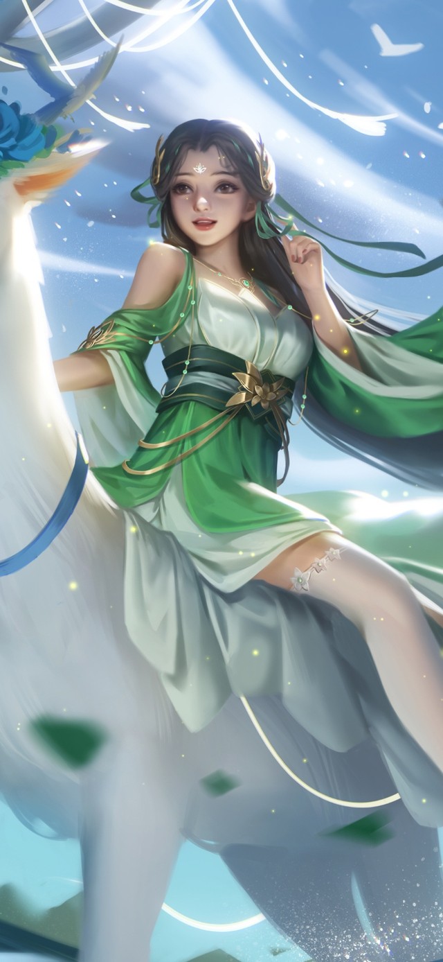 4K唯美古风少女