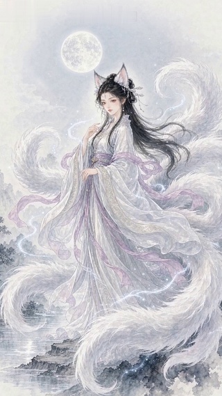 九尾狐妖姬·月下