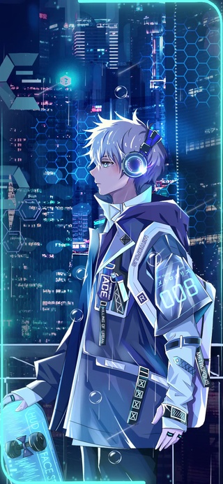赛博朋克 都市少年