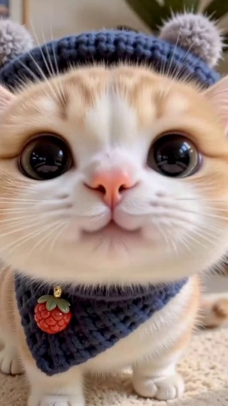 软萌可爱大眼橘猫