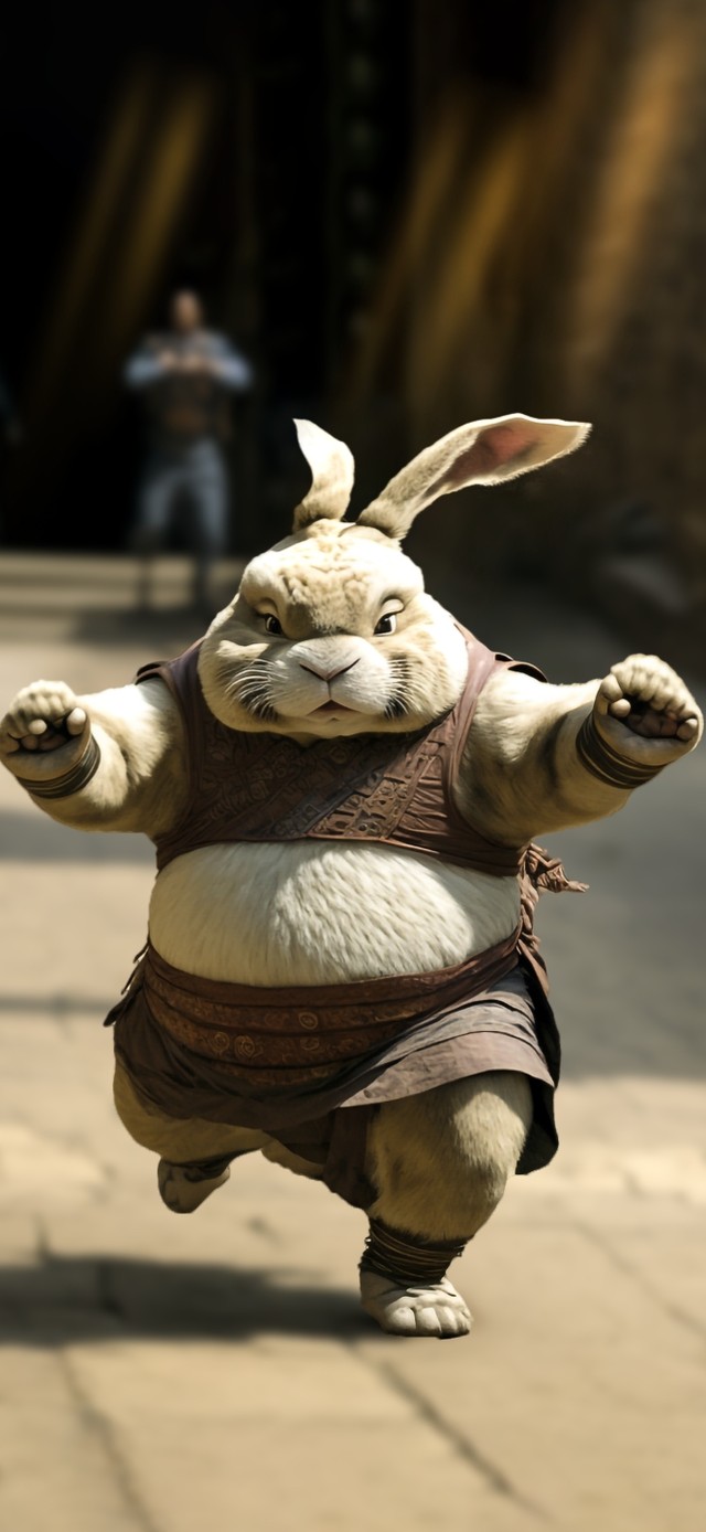 功夫熊猫兔子 4K