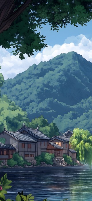 江南水乡夏日