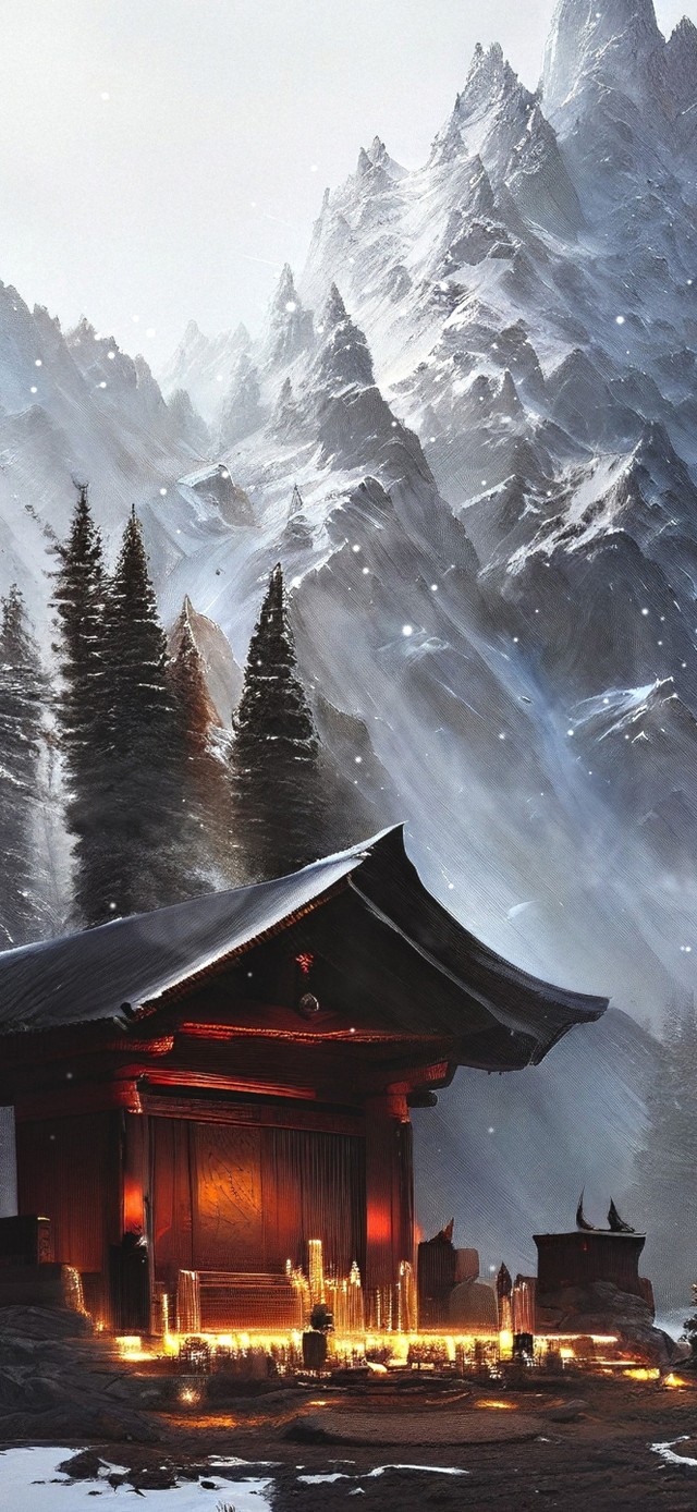 唯美雪山