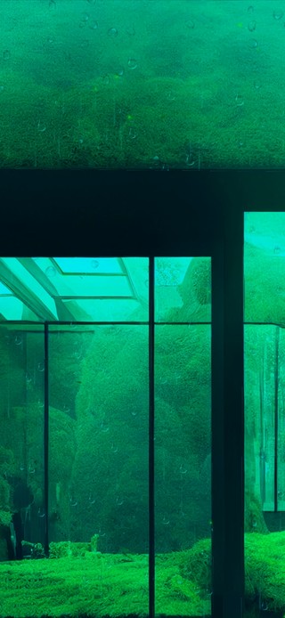 雨天窗外景色