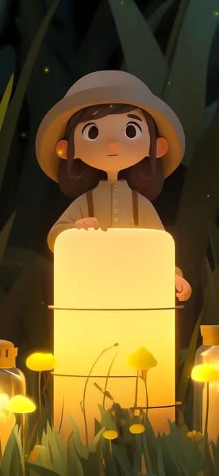 可爱森林女孩