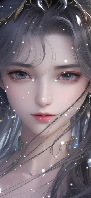 唯美古风治愈长发少女