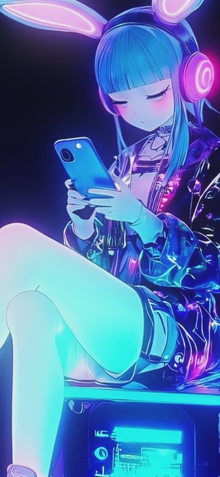 梦幻耳机少女