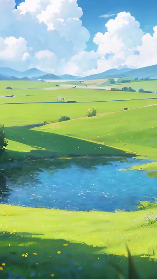 辽阔草原大地