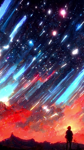 辉光夜景
