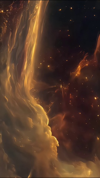 星空暗云流动震撼
