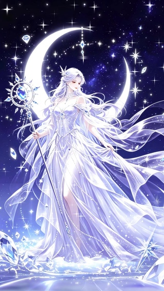 梦幻月影星空 星月女神