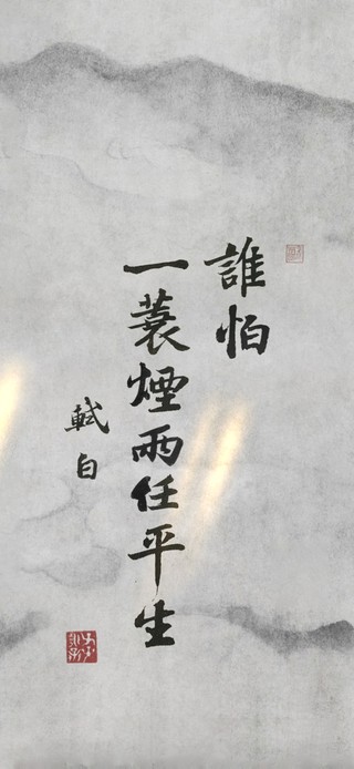 一蓑烟雨任平生