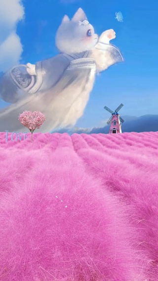 治愈花海 粉黛