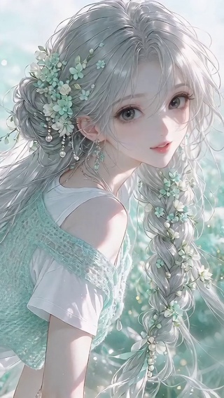 花海薄荷系甜美少女