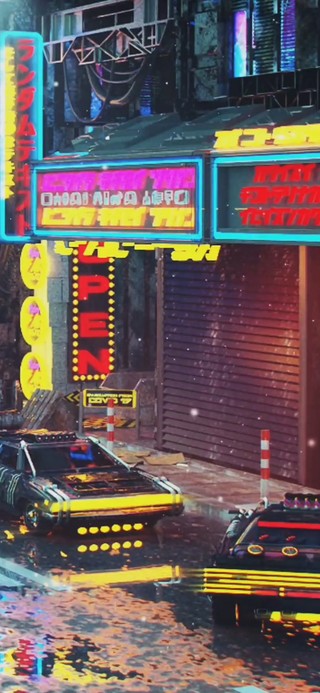 赛博朋克街道