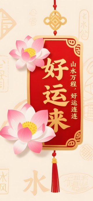 好运来 福气多 发大财