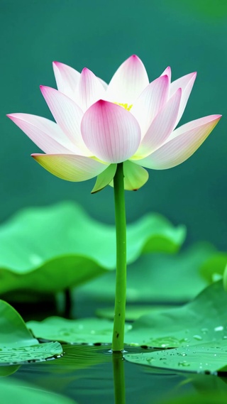 清新荷花