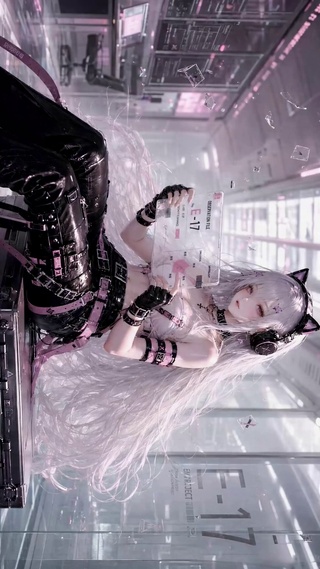 赛博猫耳少女