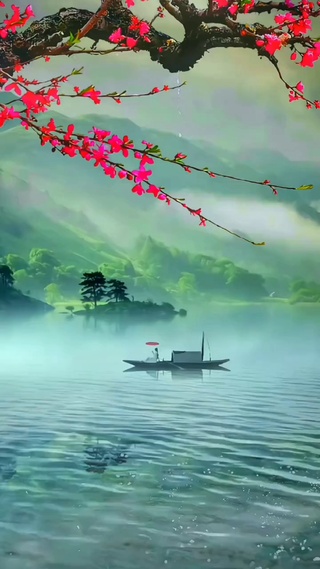 碧波荡漾