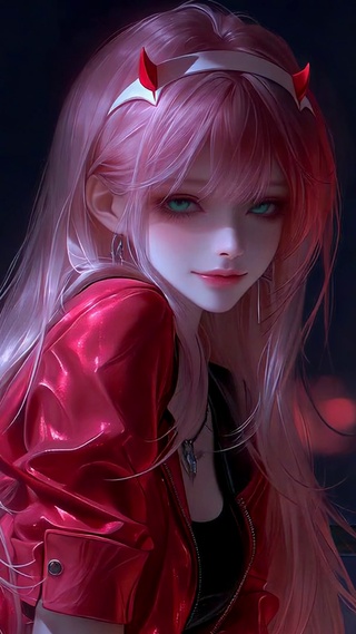 暗夜粉发美少女国家队02