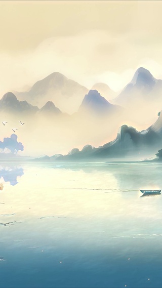 4K唯美国风插画