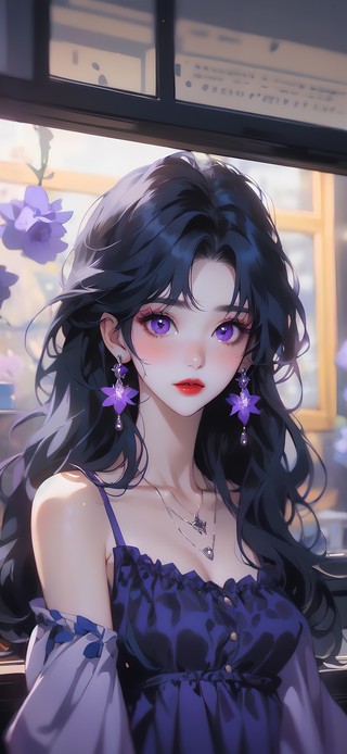 紫眸孤影
