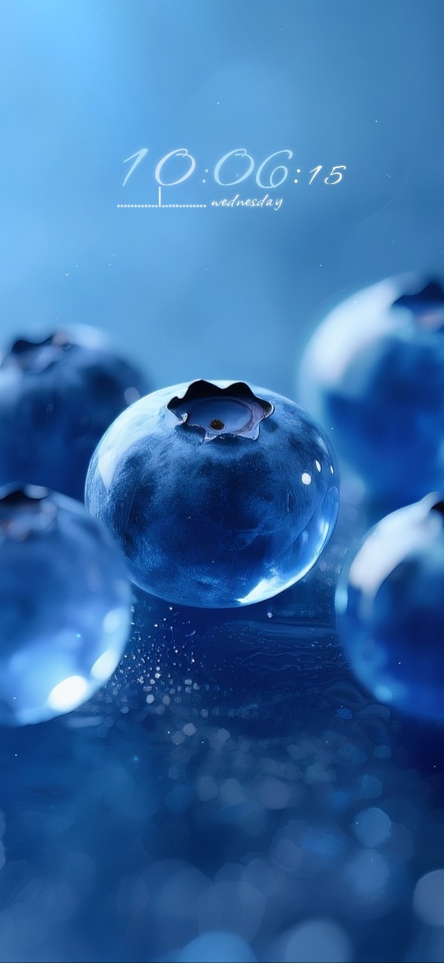 高级感水晶护眼蓝莓