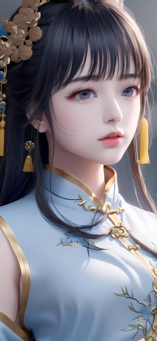 可爱清纯古风少女