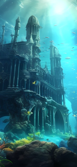 沉入海底的城市