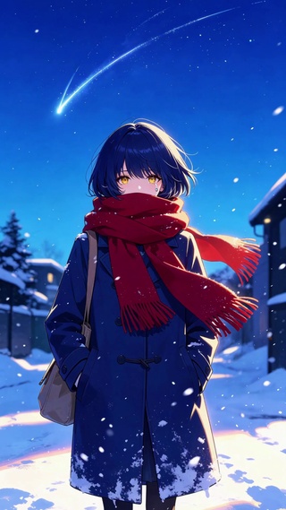 冬日二次元少女