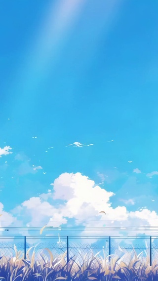 晴日蓝空